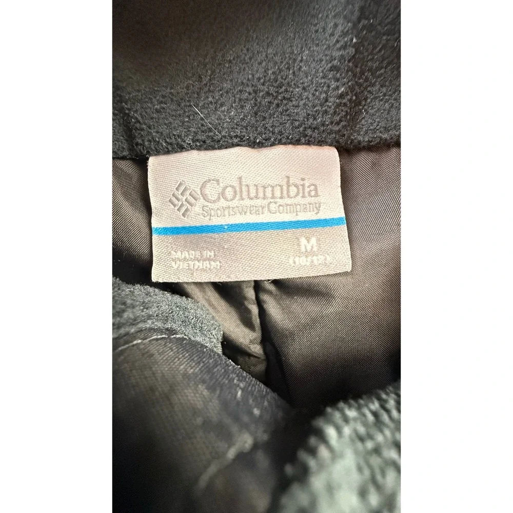 Columbia‎ Kids Black Snow Bibs Insulated Winter Overalls Size Medium 10/12